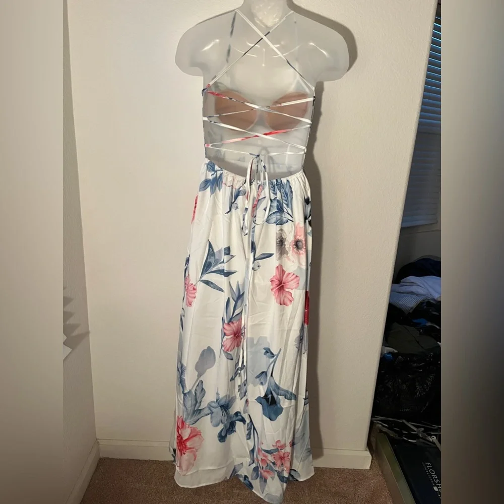 Sheilay summer dress with open back size M - Picture 8 of 13